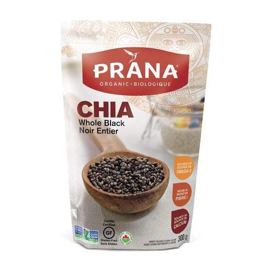 Prana - organic whole black chia seeds 300 g Discount