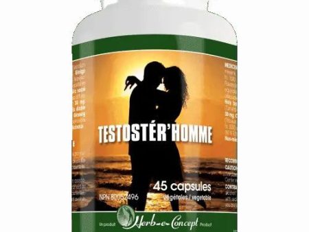 Herb-e-concept - testosterone men  - 45 caps Online now