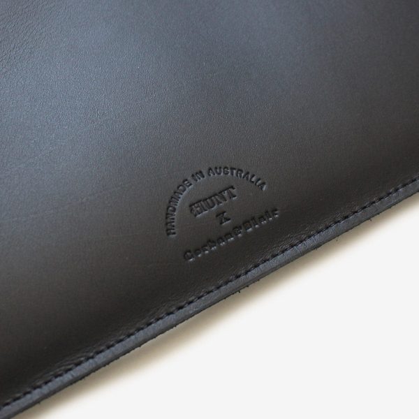 Hunt x Corban & Blair Leather Envelope - Black Hot on Sale