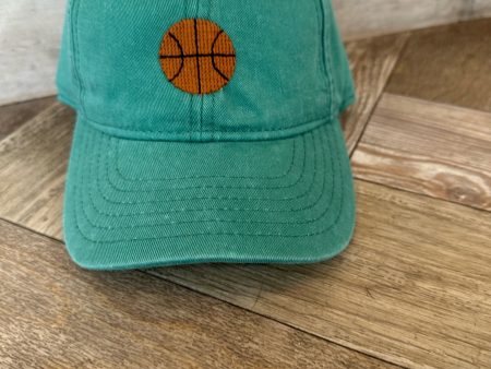 Harding Lane Kids Basketball Hat in Moss Green Online Sale