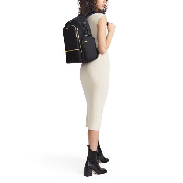 Tumi Voyageur Celina Backpack- Black Gold on Sale