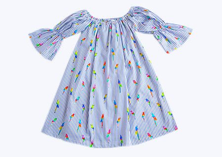 Parrots Off Shoulder Dress Supply