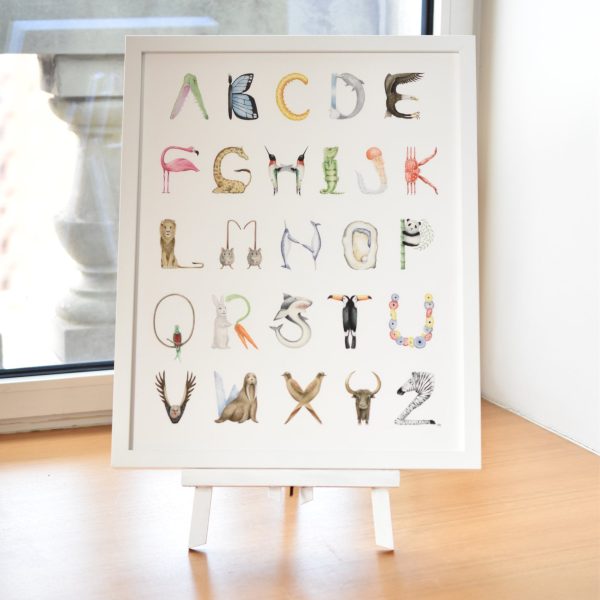 The Letter Nest Animal Alphabet Print Cheap