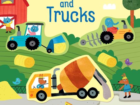 Usborne Little Stickers Tractors and Trucks Book Hot on Sale