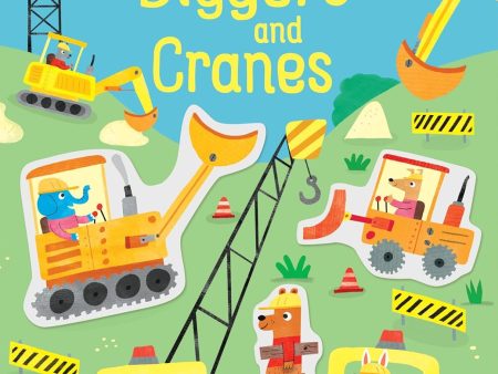 Usborne Little First Stickers Diggers and Cranes Book Online Hot Sale