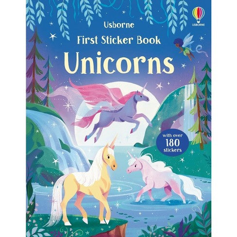 Usborne First Unicorns Sticker Book Sale