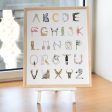 The Letter Nest Animal Alphabet Print Cheap