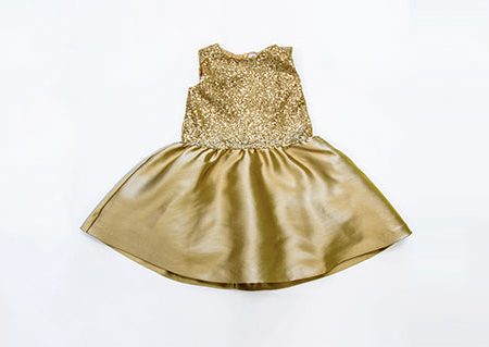 Pippa Gold Dress Sale