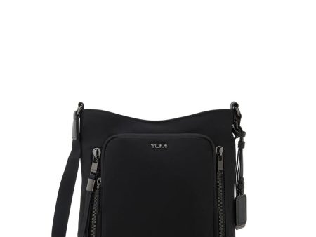 Tumi Voyageur Tyler Crossbody - Black Gun Metal Hot on Sale