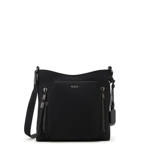 Tumi Voyageur Tyler Crossbody - Black Gun Metal Hot on Sale