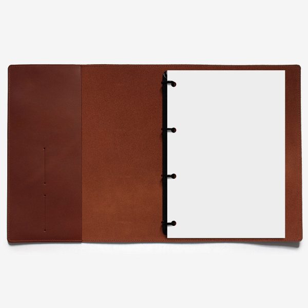 Hunt x Corban & Blair A4 Binder - Tan Fashion