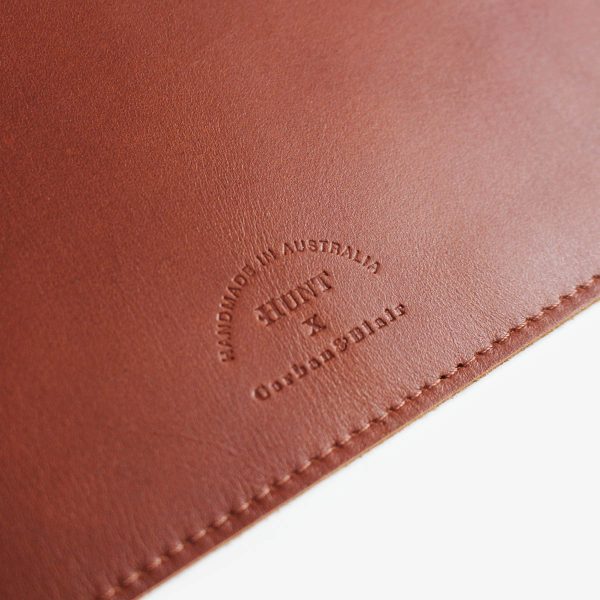 Hunt x Corban & Blair Leather Envelope - Tan For Cheap