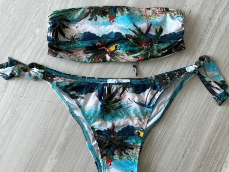 Women Parrot Bandeau Bikini Sale