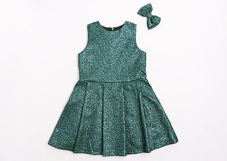 Green Lulu Dress Hot on Sale