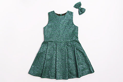 Green Lulu Dress Hot on Sale