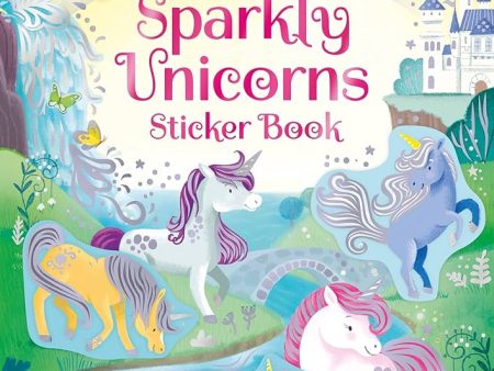 Usborne Sparkly Unicorns Sticker Book For Sale