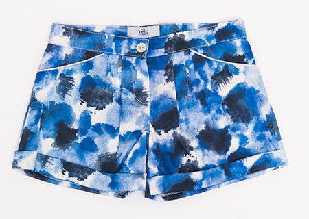 Blue Printed Zoe Short Online