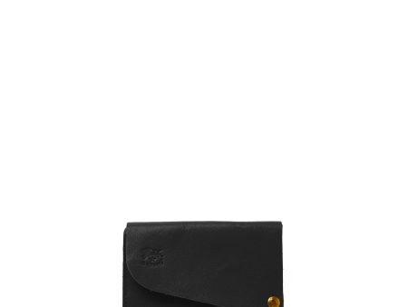 Il Bisonte Soft Card Case - Black For Cheap