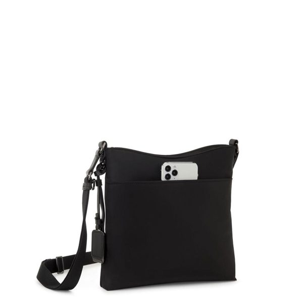 Tumi Voyageur Tyler Crossbody - Black Gun Metal Hot on Sale