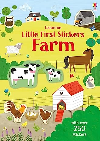 Usborne Little First Stickers Farm Book Discount