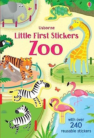 Usborne Little First Stickers Book Zoo on Sale