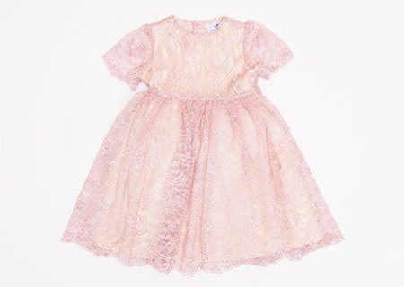 Pink Cyra Lace Dress Hot on Sale