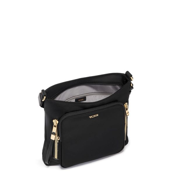 Tumi Voyageur Tyler Crossbody - Black Gold For Cheap