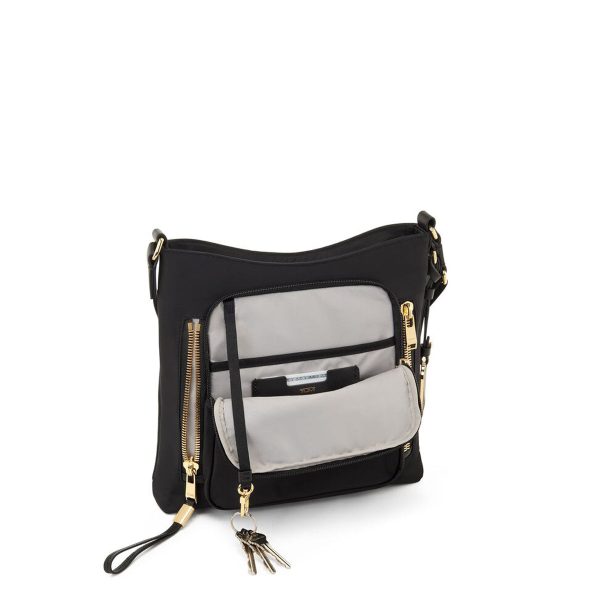 Tumi Voyageur Tyler Crossbody - Black Gold For Cheap