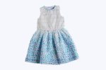 Clarissa Blue & White Dress Online Sale