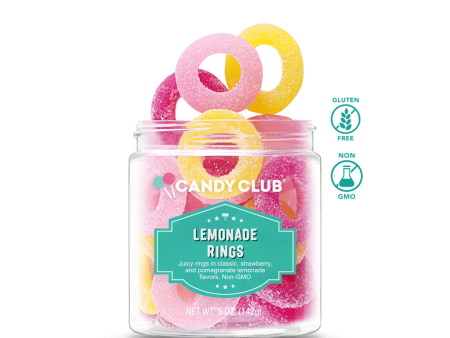 Candy Club Lemonade Rings Gummy Candy Supply