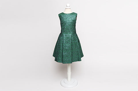 Green Lulu Dress Hot on Sale