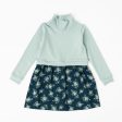 Thimble Funnel Sweatshirt Dress in Glacier Corsage Hot on Sale