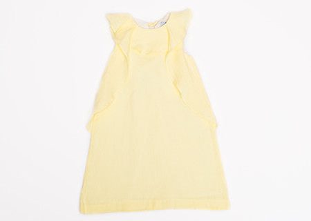 Victoria Yellow Linen Dress Cheap