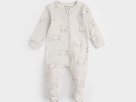 Petit Lem Unicorn Sleeper in Creme Online Hot Sale