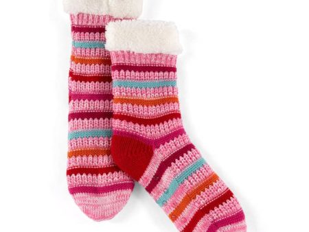 Shiraleah Carol Slipper Socks in Multi Hot on Sale