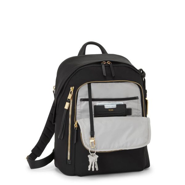 Tumi Voyageur Halsey Backpack- Black Gold Online