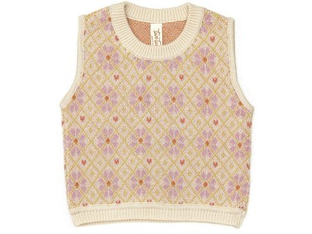 Tun Tun Knit Top in Flowers For Sale