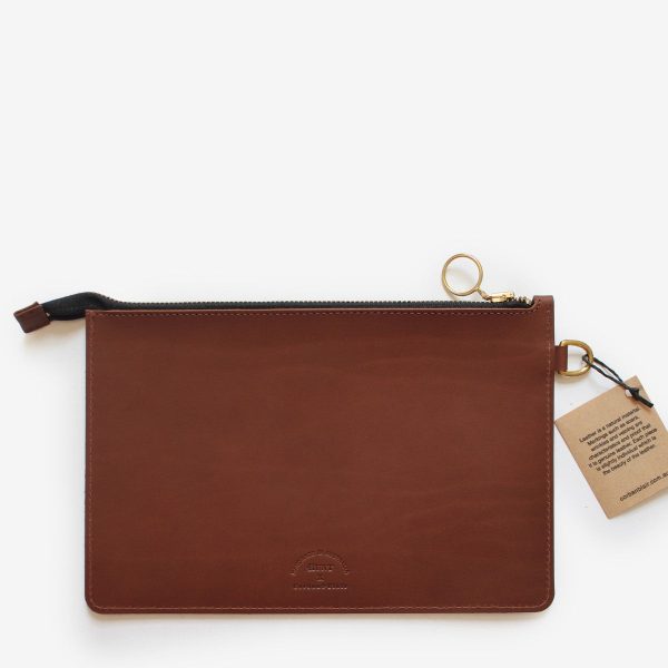 Hunt x Corban & Blair Zip Pouch - Tan Online Sale