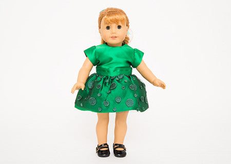 Green Nancy Doll Dress Online