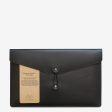 Hunt x Corban & Blair Leather Envelope - Black Hot on Sale