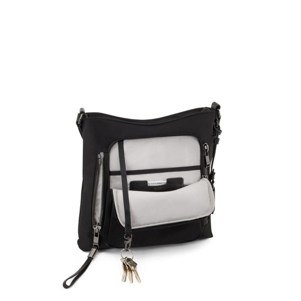 Tumi Voyageur Tyler Crossbody - Black Gun Metal Hot on Sale