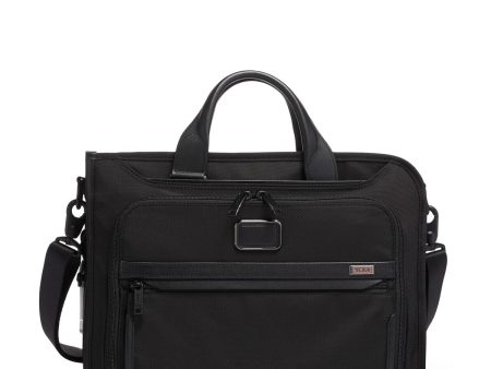 Tumi Alpha Slim Deluxe Portfolio - Black Online now