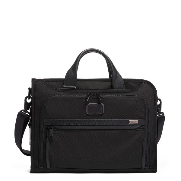 Tumi Alpha Slim Deluxe Portfolio - Black Online now