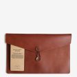 Hunt x Corban & Blair Leather Envelope - Tan For Cheap