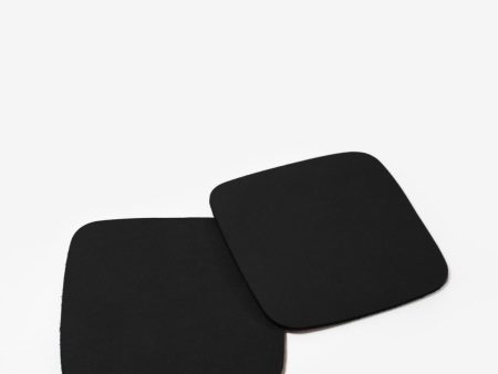 Corban & Blair Artisan Coaster Set - Black For Sale