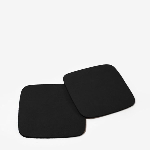 Corban & Blair Artisan Coaster Set - Black For Sale