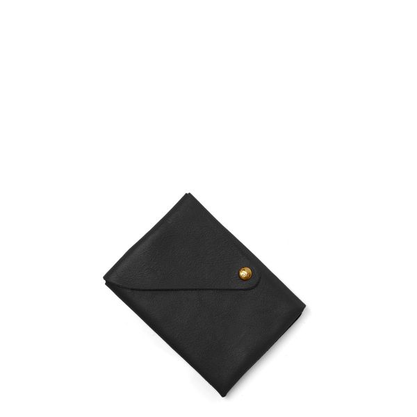 Il Bisonte Soft Card Case - Black For Cheap