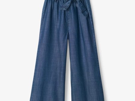 Hatley Paperbag Tencel Pants in Maritime Denim Online now