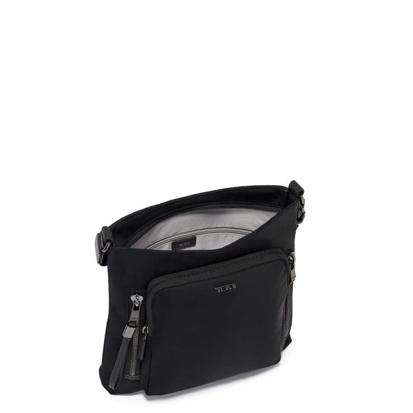 Tumi Voyageur Tyler Crossbody - Black Gun Metal Hot on Sale