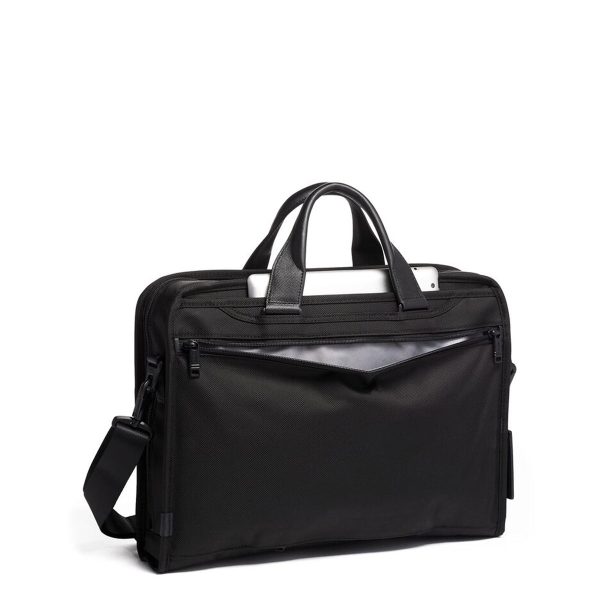 Tumi Alpha Compact Large Laptop Brief - Black Online now